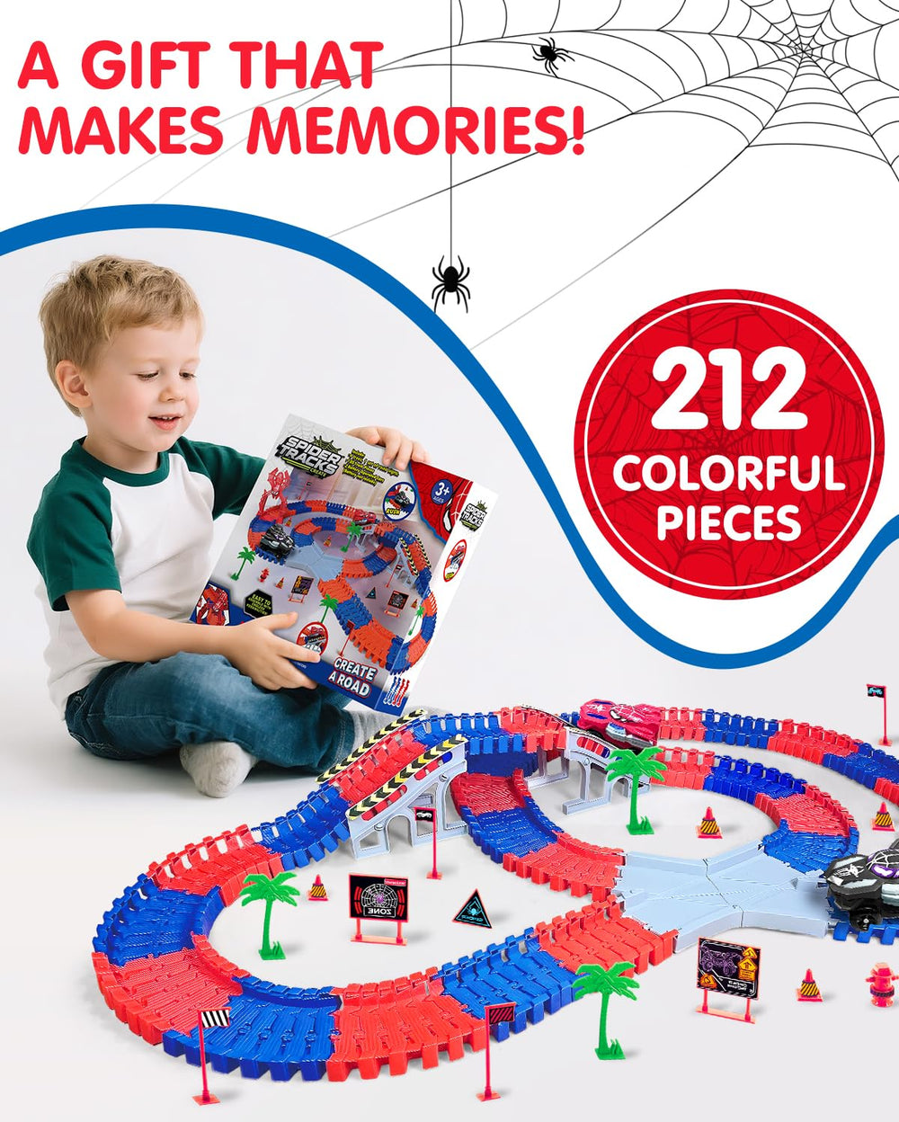 Humzo Spider Tracks assembly learning encourages building and testing ideas