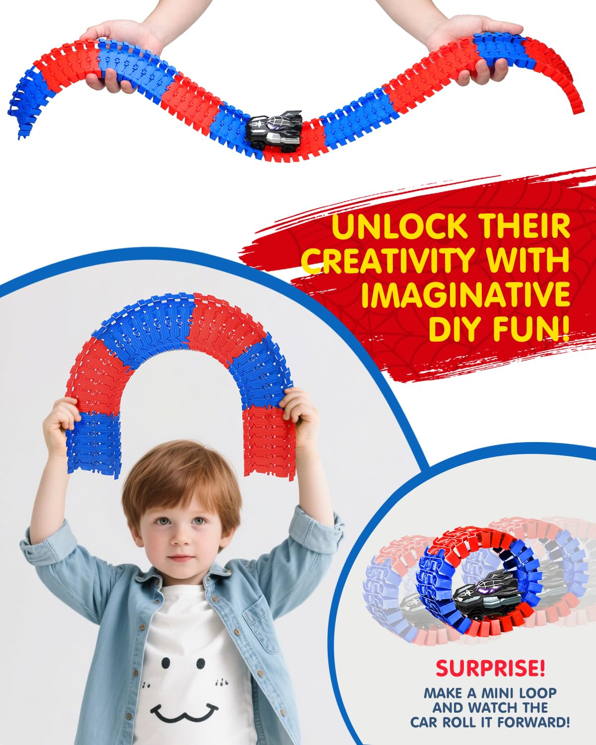 Humzo Spider Tracks BPA-free ABS plastic ensures safe, durable construction