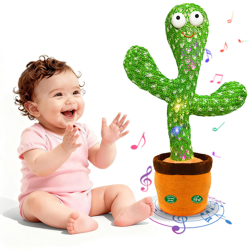 Language exploration and interaction with Hunfur cactus toy invites discovery