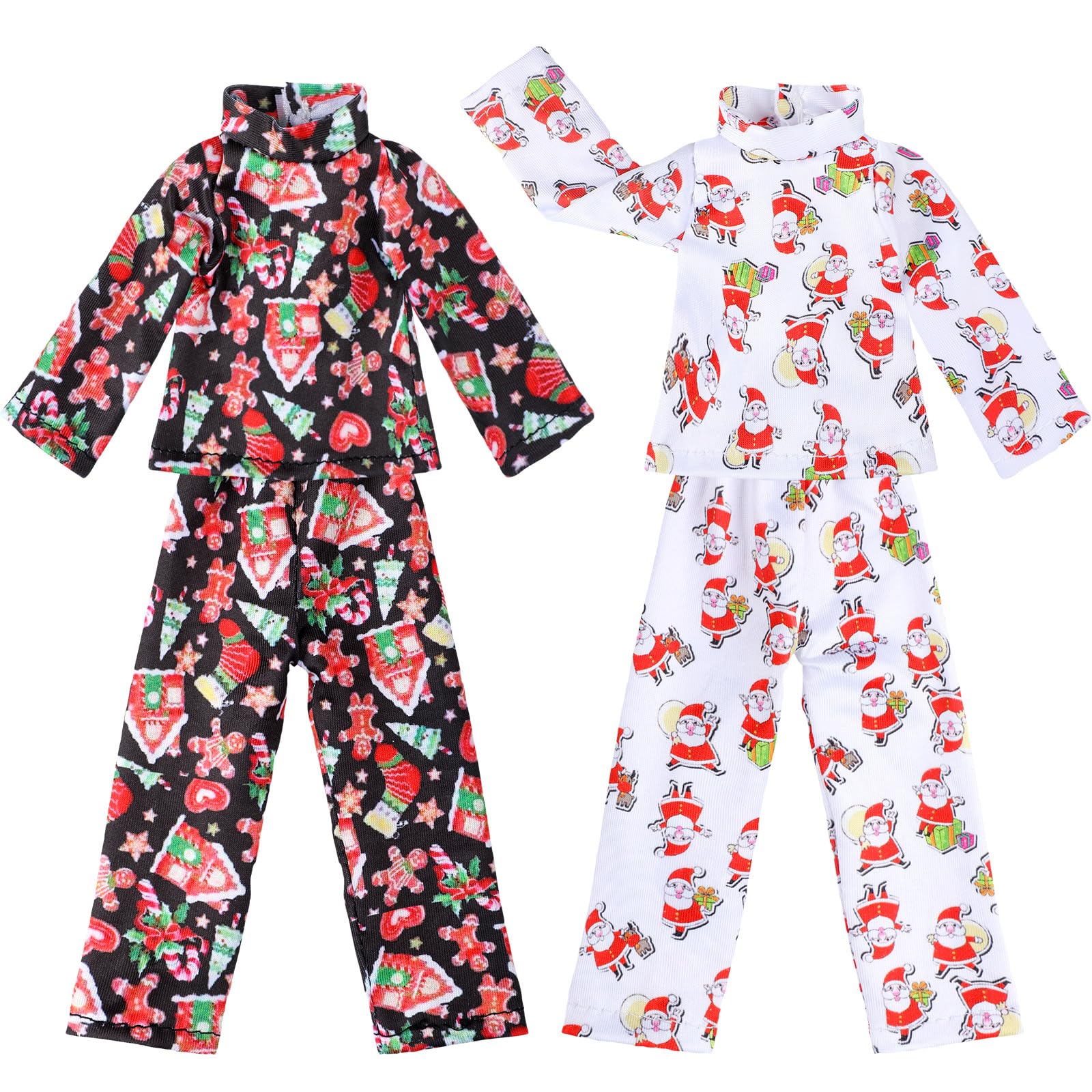 Hungdao Christmas doll pajamas for festive holiday play and easy dressing.