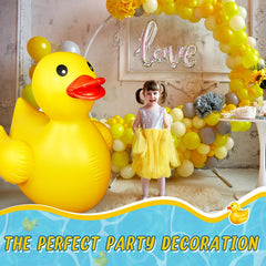 Hungdao duck party decor for outdoor beach celebrations.