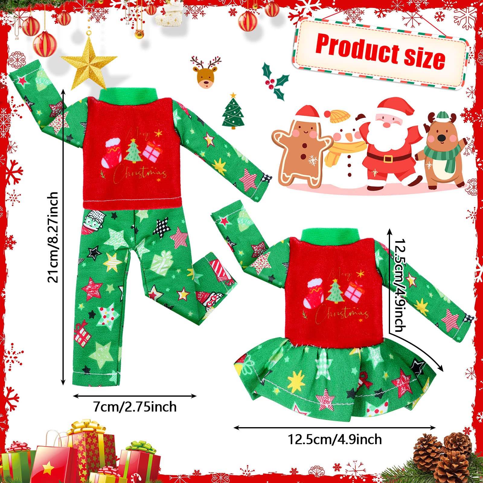Hungdao elastic doll outfit design eases dressing and removal.