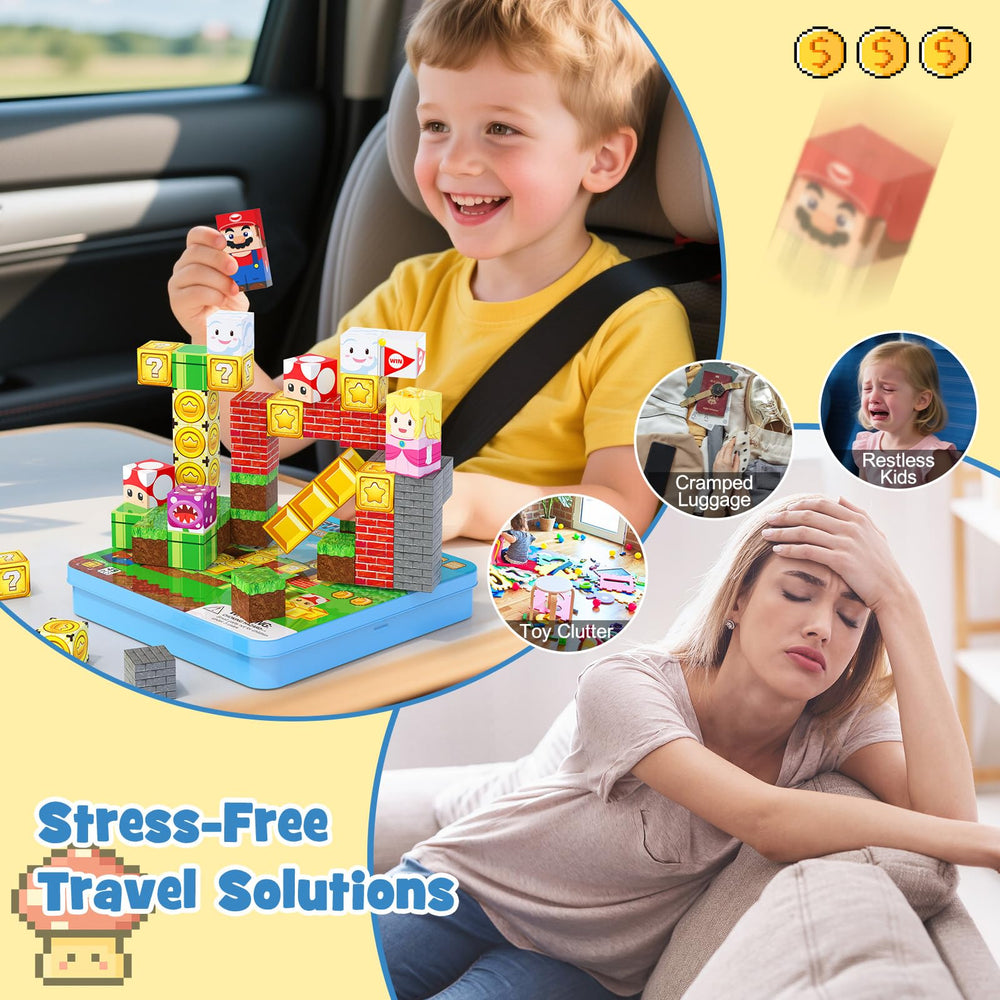 Hunloot safe ABS plastic magnets with smooth edges for durable play