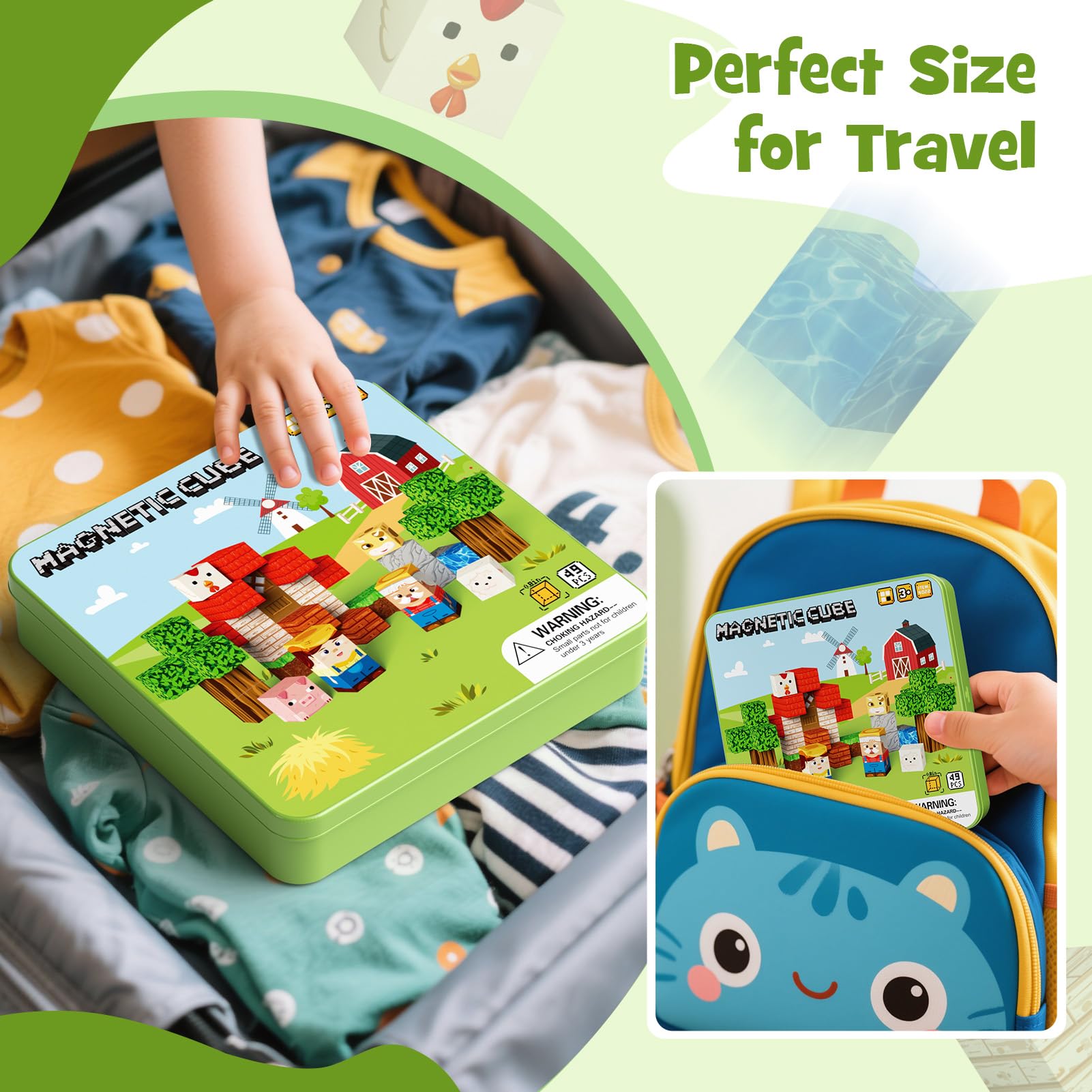 hunloot Travel-friendly design fits backpacks and keeps pieces organized during trips.