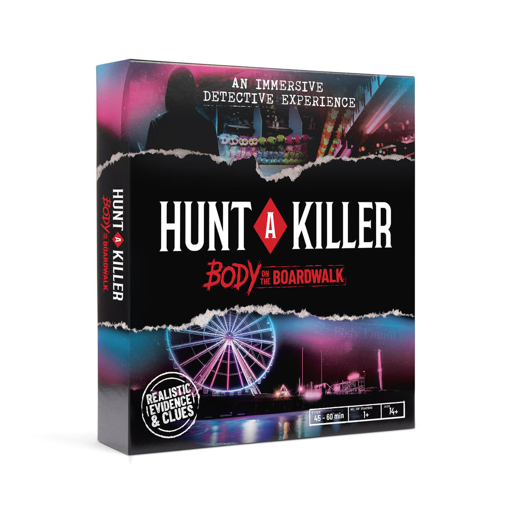 Hunt A Killer Body On The Boardwalk cover image, ideal for immersive game nights.