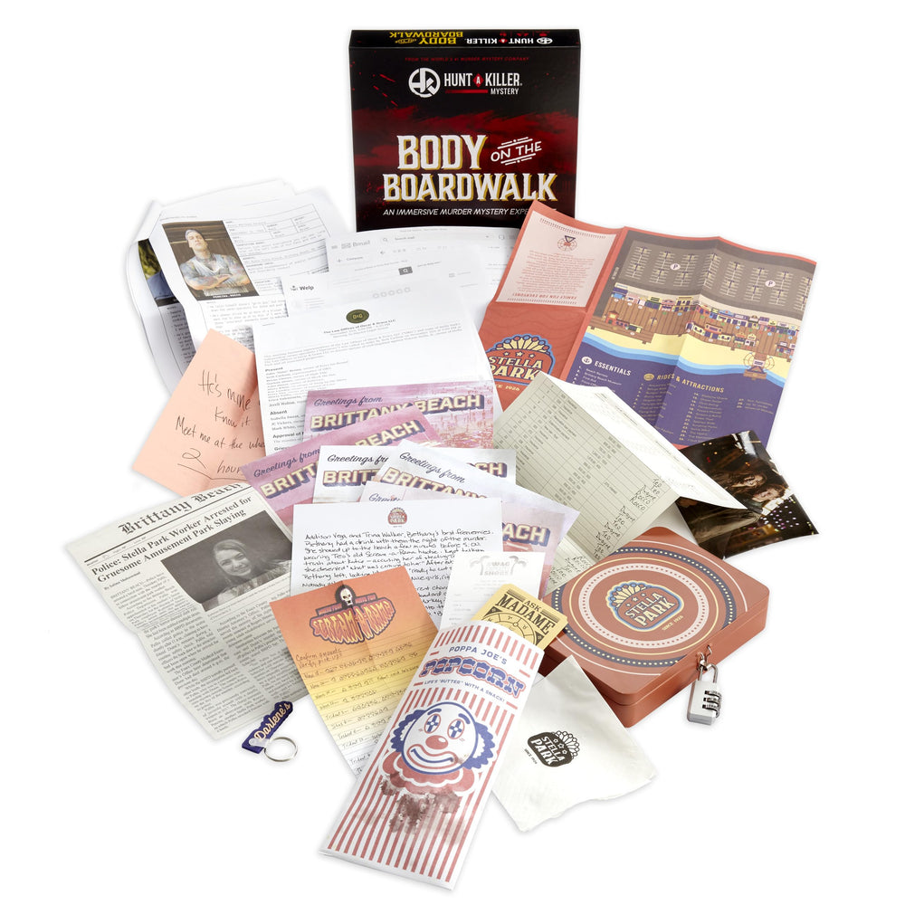 Hunt A Killer Complete game pack supports solo or collaborative mystery nights.