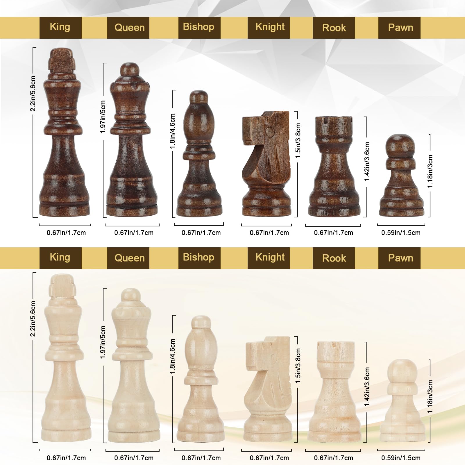 Hurdaos magnetic chessmen stay securely in place during bumps or outdoor use.