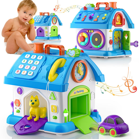 Hurdaos Montessori toy house promotes exploration for toddlers and builds fine motor skills.