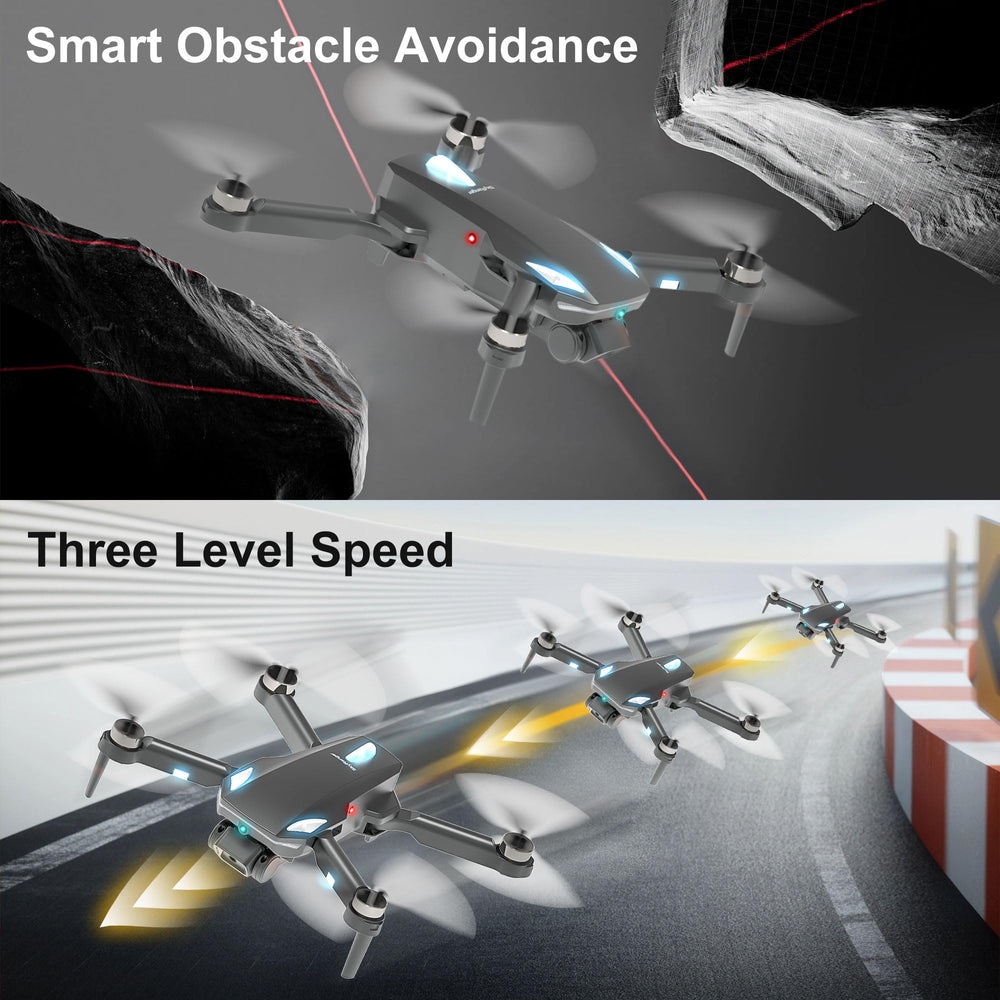 HURSVIE altitude hold stabilizes the drone for steady footage.