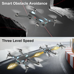 HURSVIE altitude hold stabilizes the drone for steady footage.