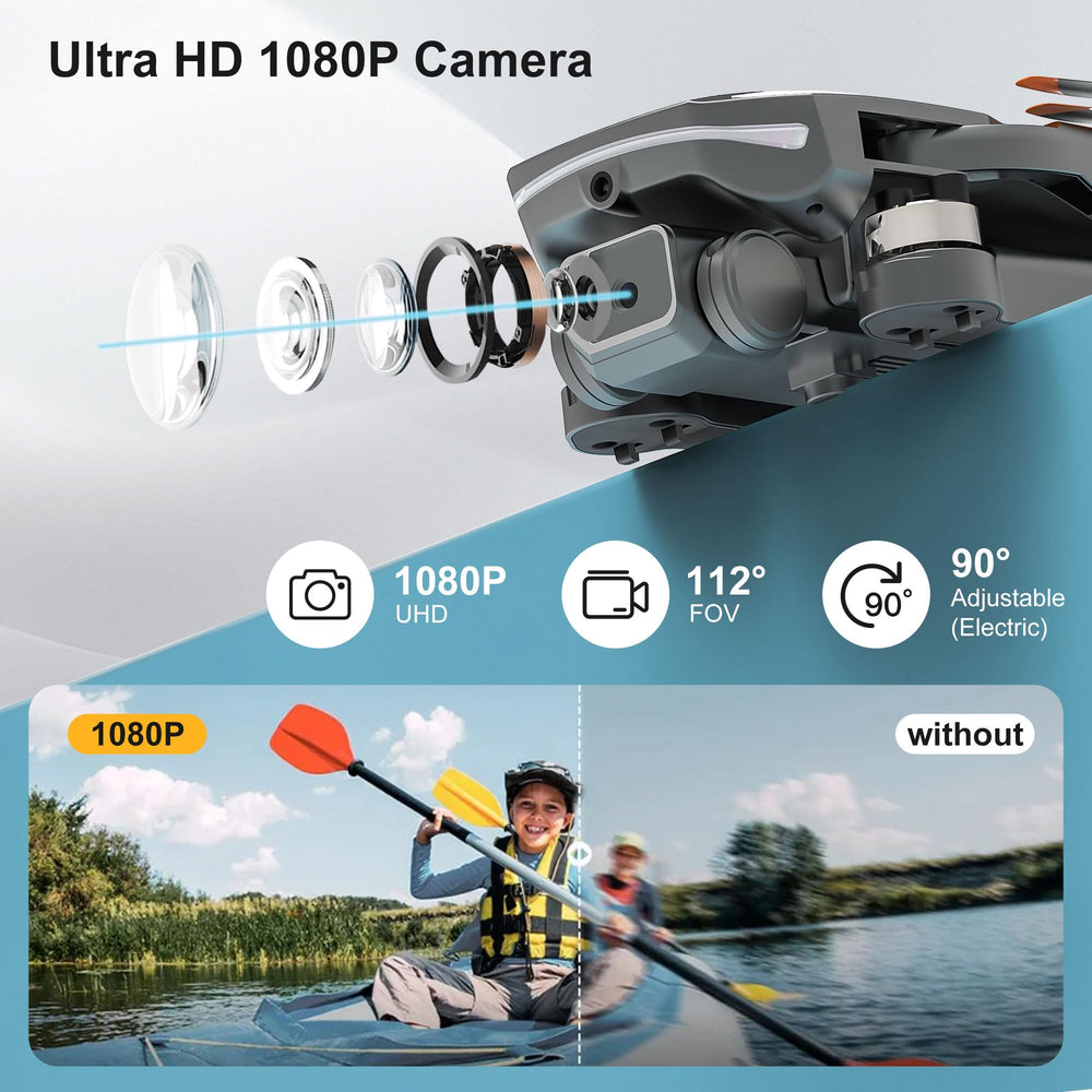 HURSVIE 1080P adjustable camera captures clear moments from different angles.