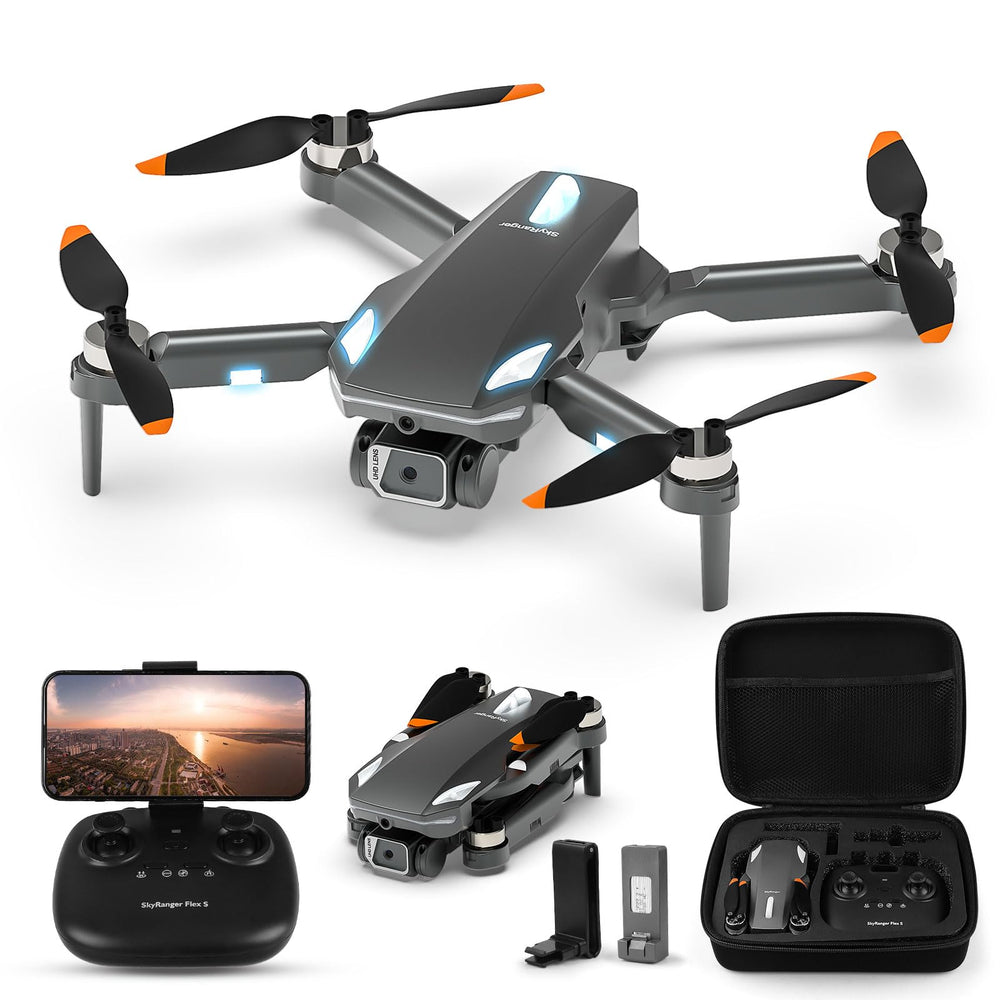 HURSVIE foldable drone in compact form, ideal for travel.