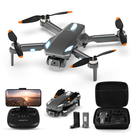 HURSVIE foldable drone in compact form, ideal for travel.