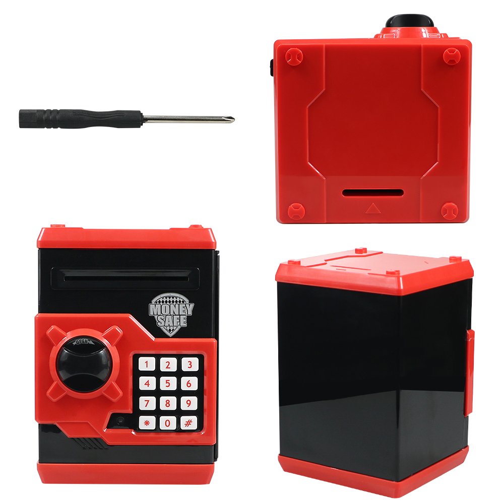 HUSAN Piggy Bank ABS material highlights durable, child-safe construction