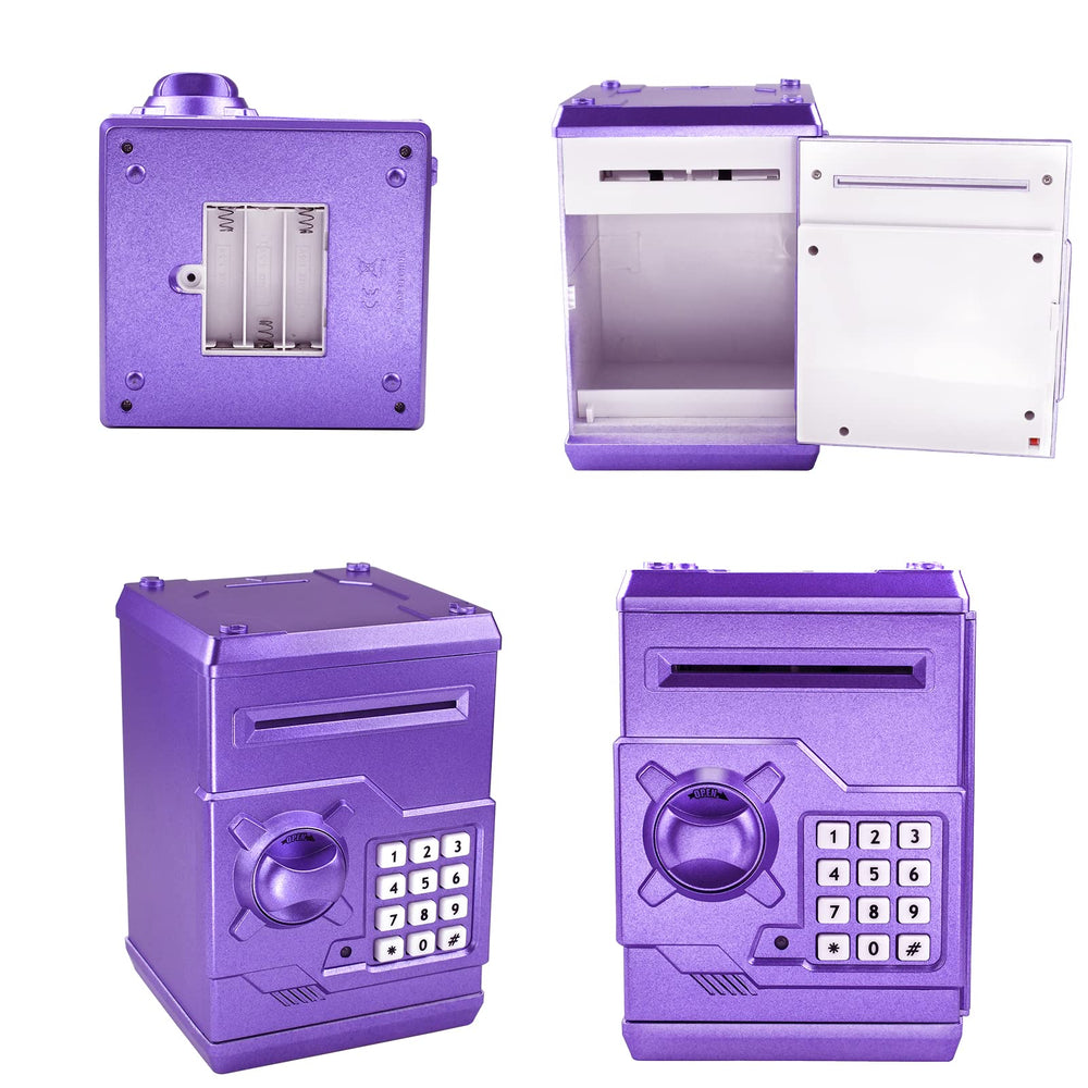 HUSAN piggy bank ABS safety material for durable kid-friendly design