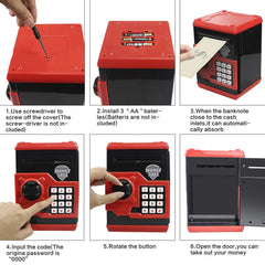 HUSAN Piggy Bank packaging details reveal dimensions and what's included