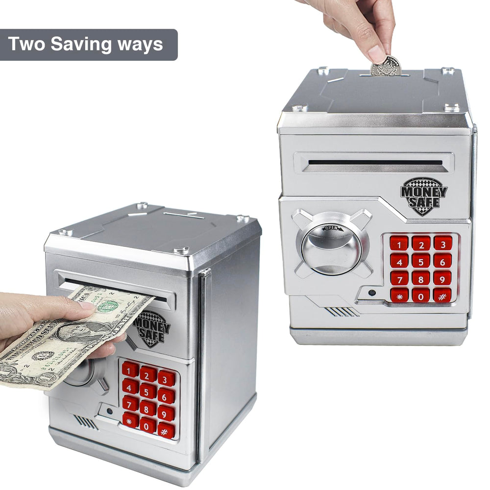 HUSAN piggy bank password lock for secure savings.