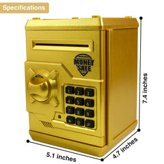 HUSAN piggy bank bills entry front with automatic bill feeding