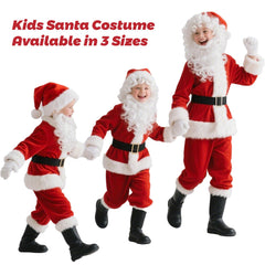 Husayn Kids Santa fluffy boot covers add authentic detail