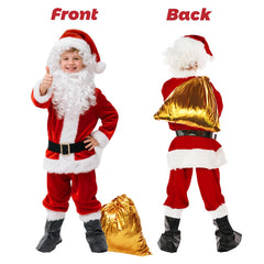 Husayn Kids Santa gloves provide soft warmth for little hands