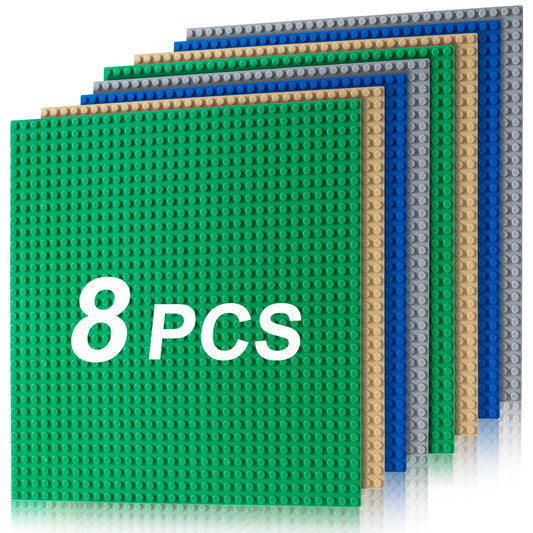 Husfunov classic baseplate green 10x10 for creative play with all major brands.