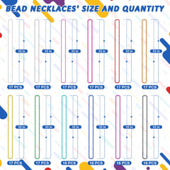 Huskein Colorful beads 12 colors—eye-catching accessories for celebrations.