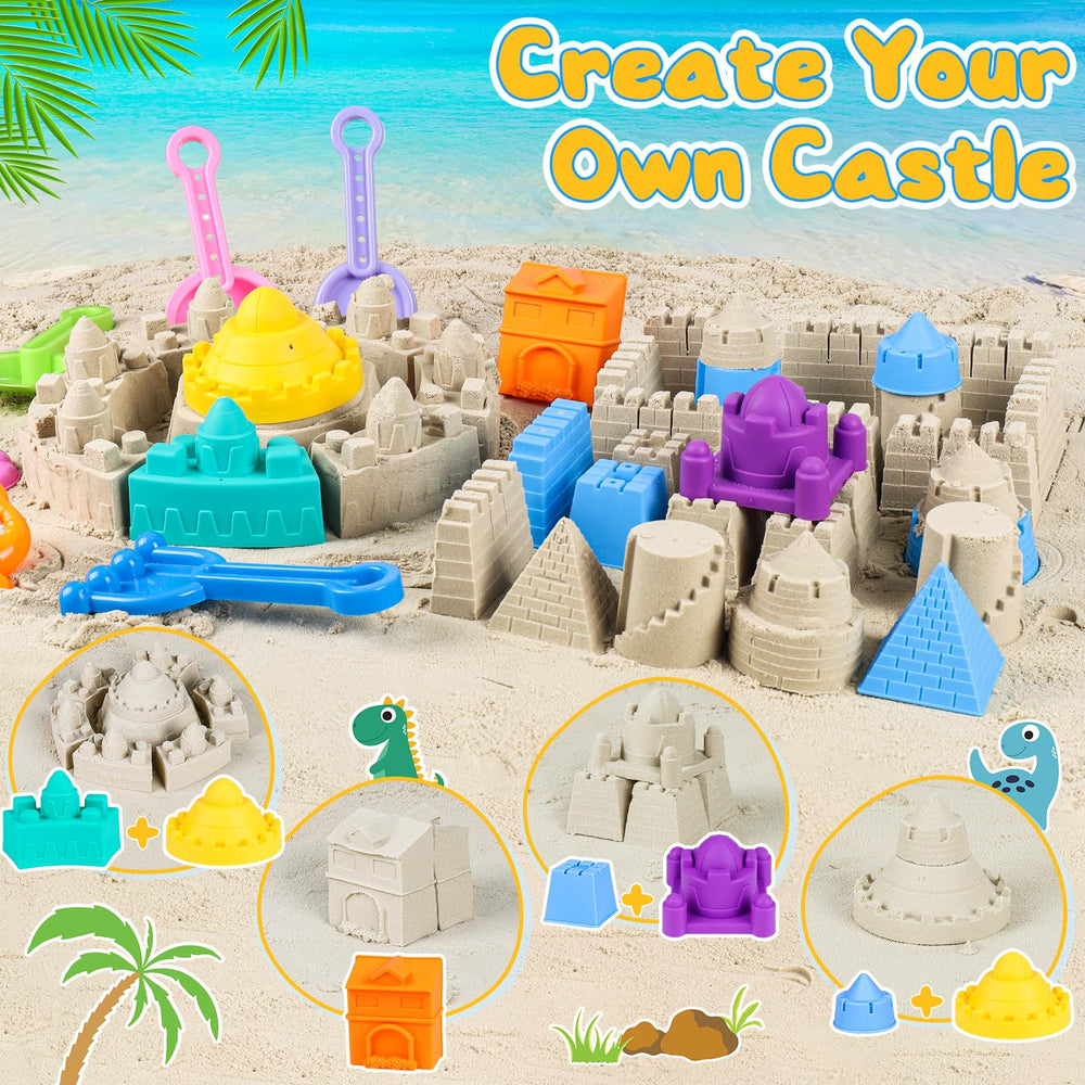 HUUIDY beach toys easy-grip shovels and rakes for precise digging