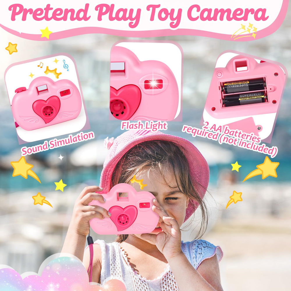 HUUIDY makeup kit provides safe dress-up play without mess or skin concerns.