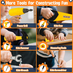 HUUIDY tools including saw, hammer, and screwdriver boost DIY-inspired imagination