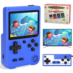 Huunad handheld FC game console front view showcasing 500 classic titles for quick nostalgia.