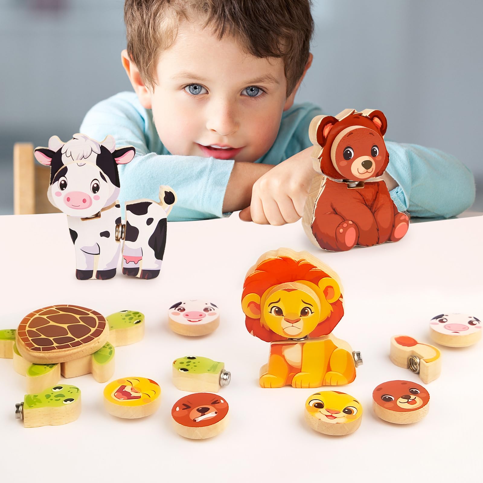 HUZU Animal Snap snap-together design simplifies assembly and exploration.