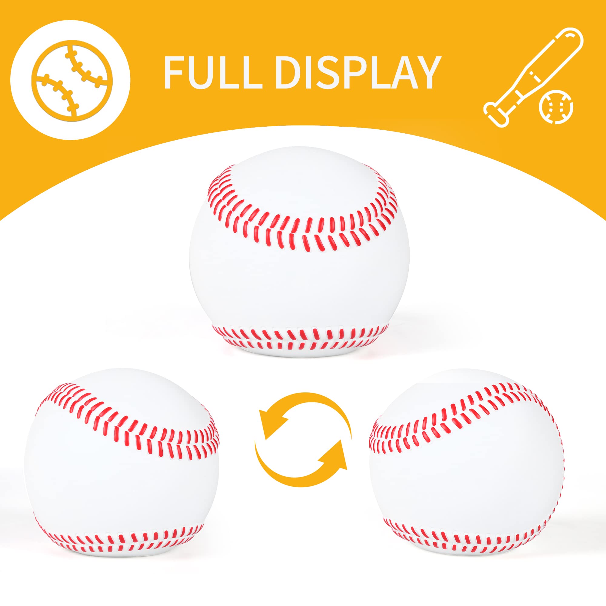 H&W Baseball Piggy Bank slot close-up highlights simple coin insertion