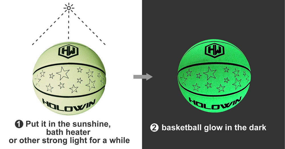 HW HOLOWIN HoloHoops ideal for indoor night training on the court.