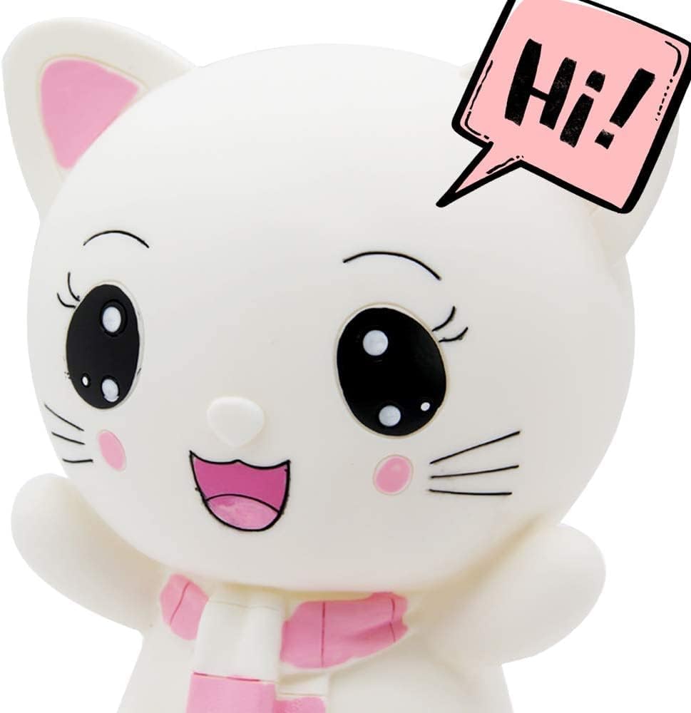 H&W Kitten Money Bank Pink dimensions 15x14x22 cm on display