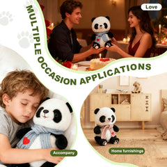 HWD panda doll size 9.8 inches for shelf display
