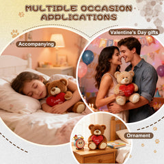 HWD Red-heart accent detail, evokes warm sentiment and affection