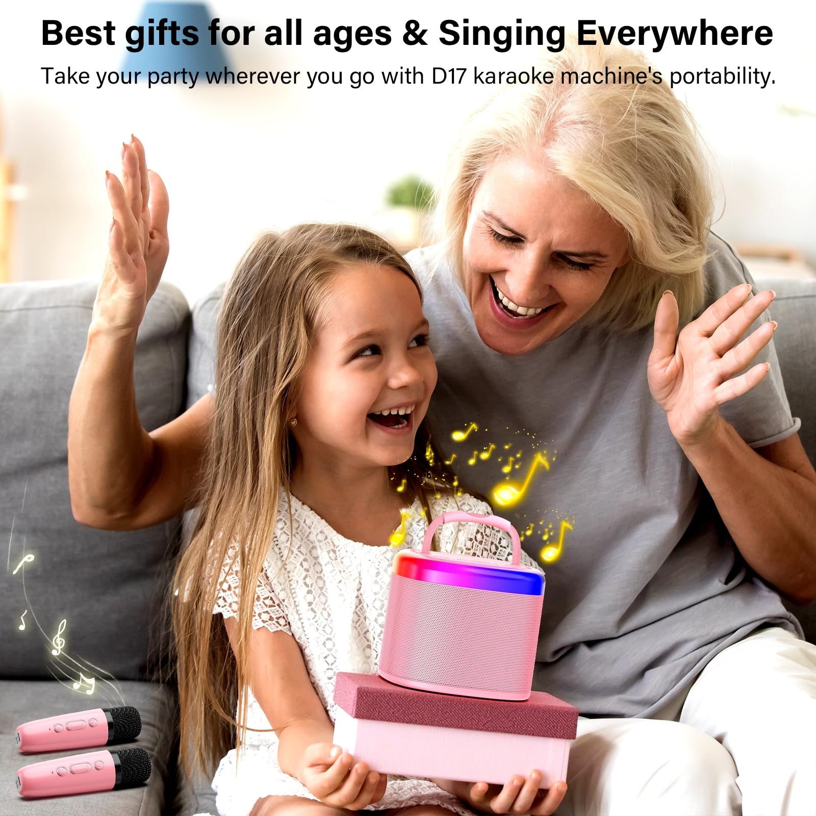 HWWR karaoke machine eco-friendly materials support sustainable gifting