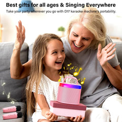HWWR karaoke machine eco-friendly materials support sustainable gifting