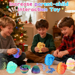 HXcelerate Dragon Egg 6Pack open reveal, dragon inside visible.