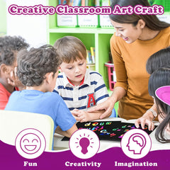 HXDOGSP Mess-free design keeps craft time tidy.