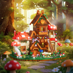 HXTTBD Forest Mushroom House openable windows boost interactive storytelling and role-play.