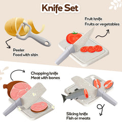 HYAKIDS frying pan with lid supports safe, hands-on pretend cooking activities.