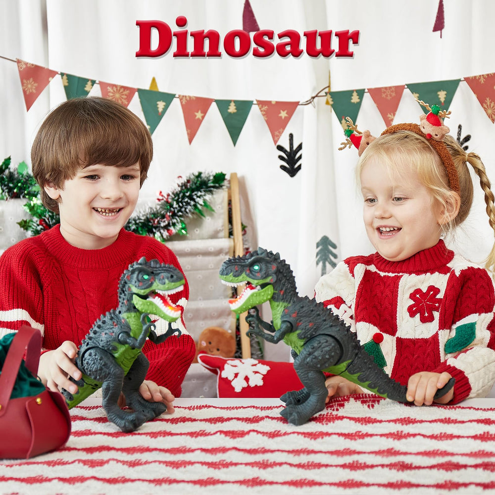 HYAKIDS T-Rex battery compartment requires three AA cells.