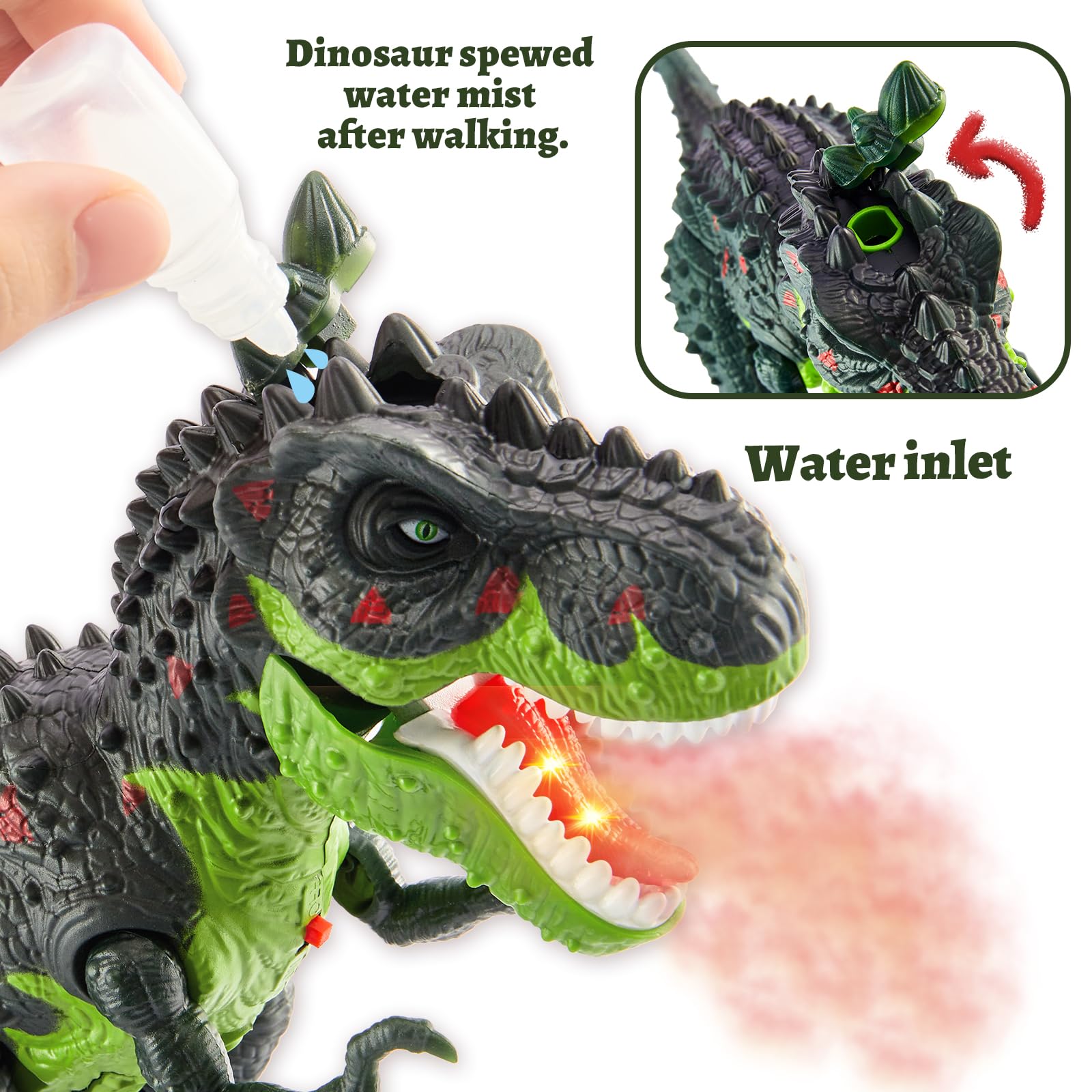 HYAKIDS T-Rex roars clearly for engaging pretend adventures.