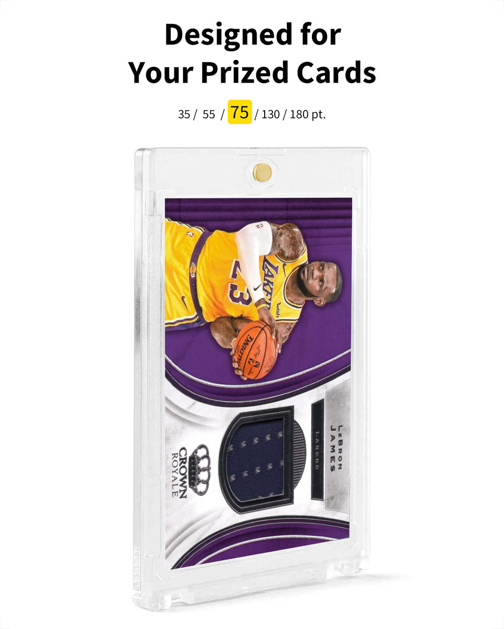 HYARUAT card holder, open, easy access with one-touch operation.