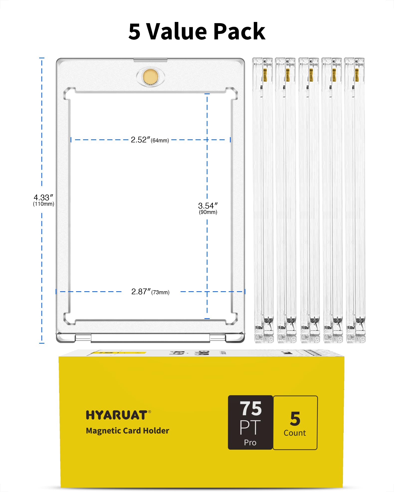 HYARUAT hinged-slot mechanism seals tightly without screws.