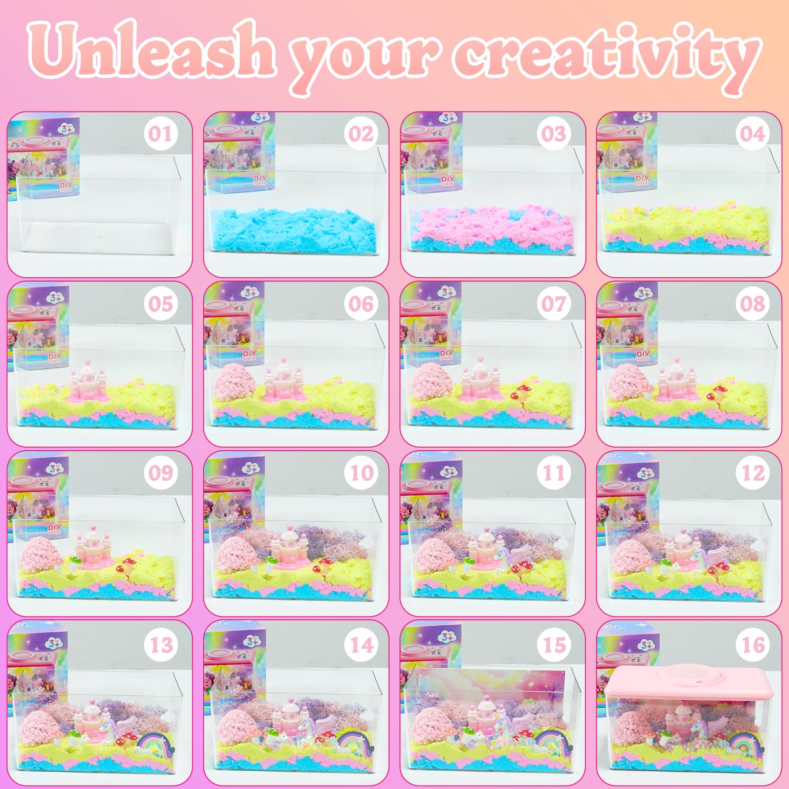HYASIA terrarium crystals and decorations enhance imaginative storytelling
