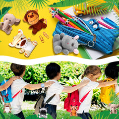 HyDren 4.7-inch plush animals with backpack clip for on-the-go fun.