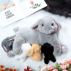 HyDren bunny plush for tea parties or story time adventures