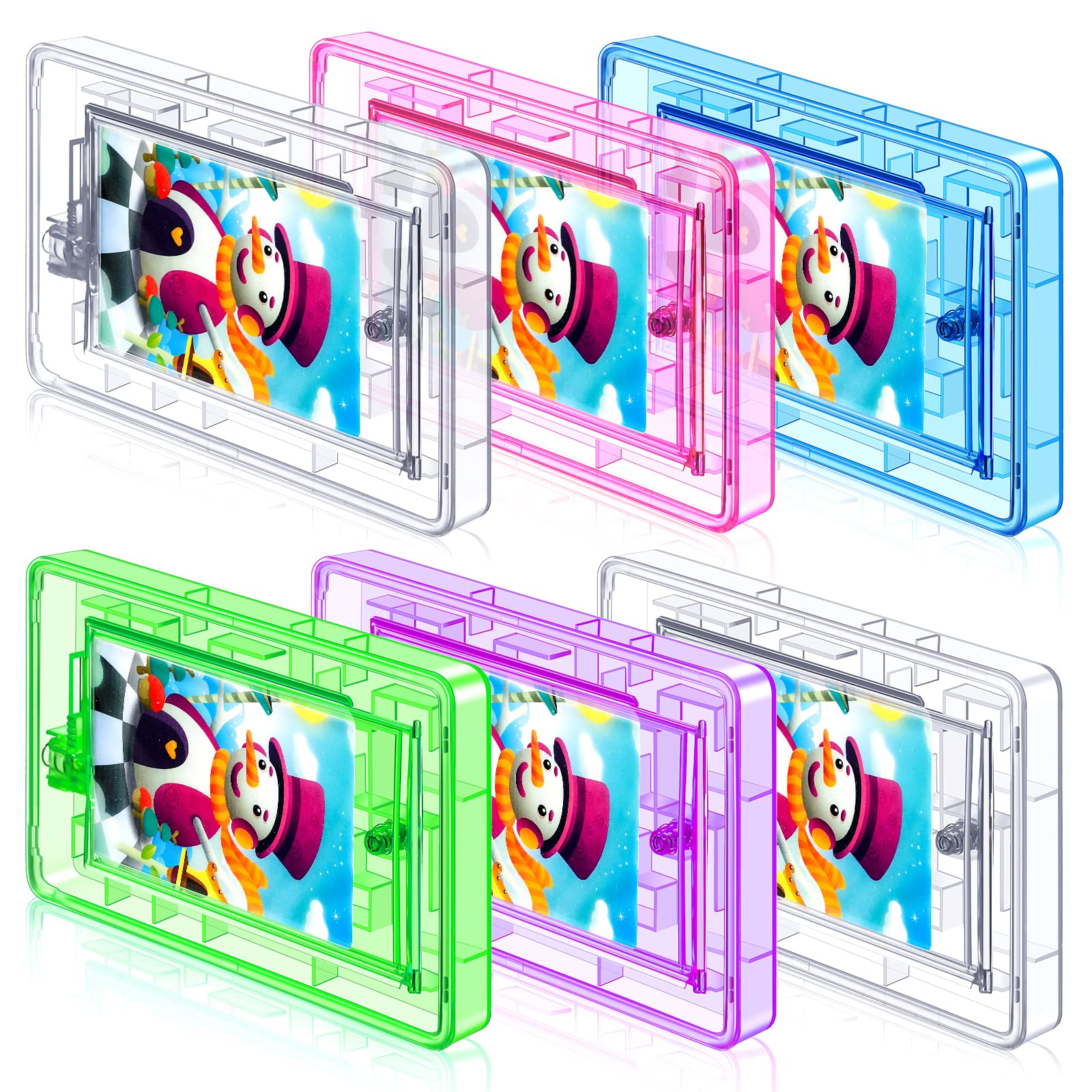 HyDren gift-card maze box in clear color for secure, entertaining card access.